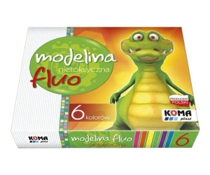 Modelina fluo 6 kolorów - Sweet colours