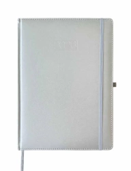 Kalendarz 2026 A4 Metalic elegance dzienny V4 srebrny K-ADL - AVANTI