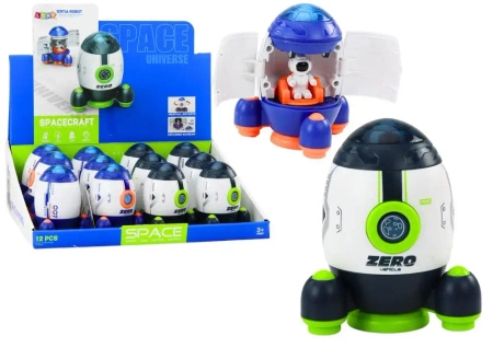 Rakieta kosmiczna otwierana z figurką MIX - Leantoys
