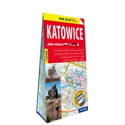 Katowice plan miasta 1:20 000 papier 2024 - opracowanie zbiorowe