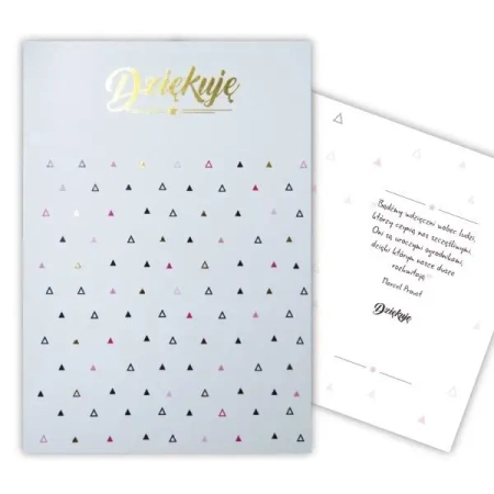 Kartka Dziękuję - Trend