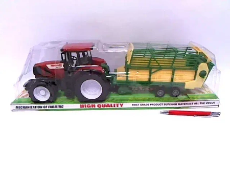 Traktor z przyczepą pod kloszem 1207692 76929