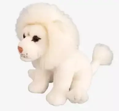 Lew biały siedzący 20cm - Dubi