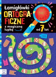 Łamigłówki ortograficzne z magiczną lupką od 7 lat - Anna Podgórska