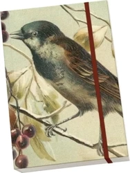 Notatnik ozdobny A5 STNOTE 117 Ptaszek na gałęzi - Skona Ting