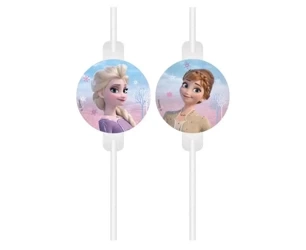 Rurki papierowe z medalionem Frozen 2 4szt - Godan