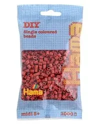 Hama Midi Koraliki w woreczku 1000 karminowe