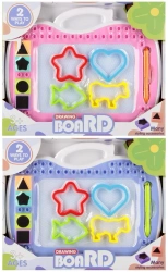 Znikopis magnetyczny kolorowy z akcesoriami 1szt.mix - MEGA CREATIVE