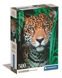 Puzzle 500 Compact Jaguar in the jungle - Clementoni