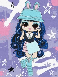 Malowanie po numerach - Tweens LOL Skate Dance Aya - Ideyka