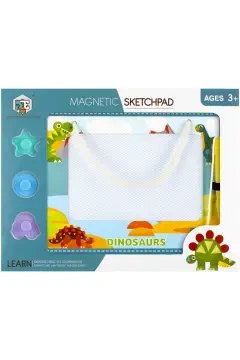 Znikopis magnetyczny z akcesoriami 3w1 Dino - MEGA CREATIVE