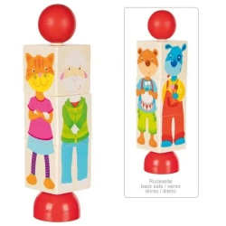 Puzzle Obrotowe: Zwięrzęta - Goki