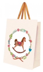 Torebka ozdobna duża Konik na biegunach - Cozywood