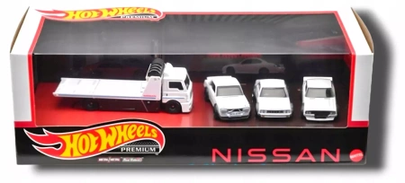Hot Wheels PREMIUM DIORAMA NISSAN zestaw 4 autek HKC16