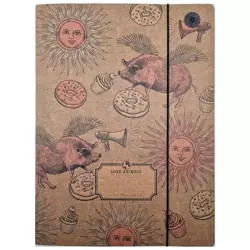 Teczka A4 z gumką Vintage (10szt) - Ziemia Obiecana