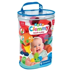 Clemmy Soft. Woreczek z 40 klockami - Clementoni