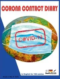 Corona Contact Diary - In English for 192 entries - Sültz Uwe H.