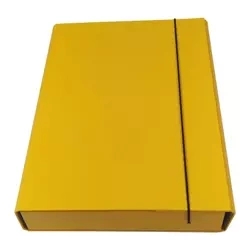 Teczka box z gumką żółta - Ziemia Obiecana