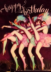 Karnet B6 z kopertą Urodziny Burleska - Madame Treacle