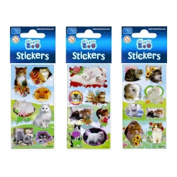 Naklejki Sticker BOO silver Kotki 3 mix