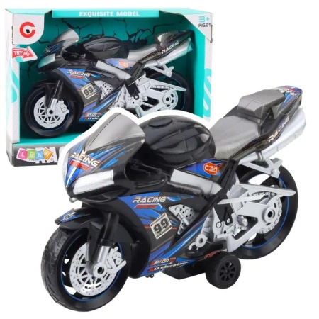 Motor wyścigowy napęd światło dźwięk - Leantoys