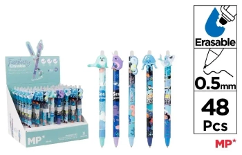 Długopis ścieralny 0,5mm zwierzęta morskie (48szt) - MP Main Paper