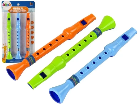 Zestaw trzech fletów dla dzieci zwierzątka - Leantoys