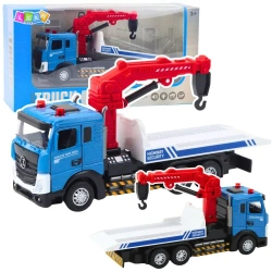 Laweta z holownikiem metalowa kabina - Leantoys