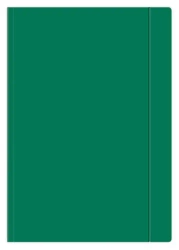 Teczka z gumką. A4+ zielona. - Interdruk
