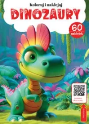 Dinozaury - kolorowanka z kodem QR - praca zbiorowa