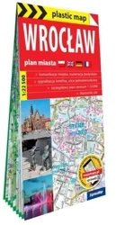 Plastic map Wrocław 1:22 500 w.2023 - praca zbiorowa