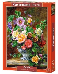 Puzzle 500 Kwiaty w wazonie CASTOR - Castorland