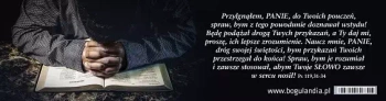 Zakładka do książki. Przylgnąłem, Panie, do Twoich pouczeń...