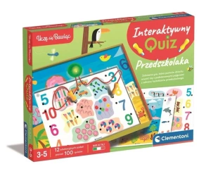 Uczę się bawiąc. Interaktywny quiz przedszkolaka - Clementoni