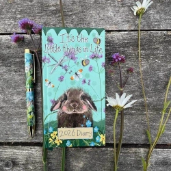 Terminarz 2026 kieszonkowy Króliczek - Alex Clark