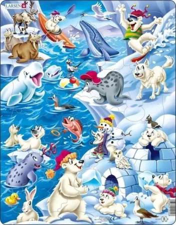Układanka Arktyczny lód Maxi - Larsen
