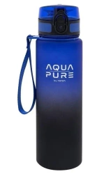 Bidon Aqua Pure blue/black 600ml ASTRA - ASTRA papiernicze