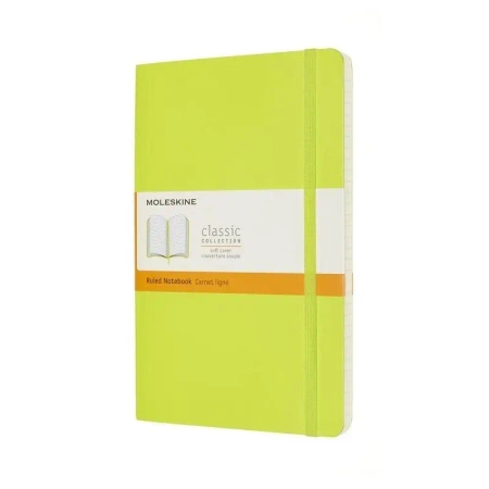 Notes Classic L 13x21 linia 192str BR lemon green - Moleskine