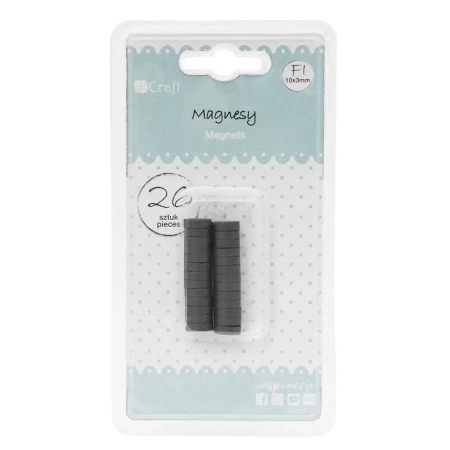Magnesy Fi 10x3mm 26szt - Dalprint