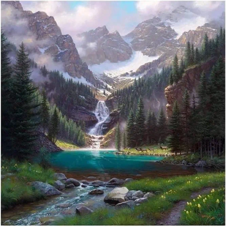 Diamentowa Mozaika Potok w górach NO-1009193 - Norimpex