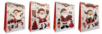 Torebka prezentowa M Boże Narodzenie mix - Ju-Piter