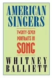 American Singers - Whitney Balliett