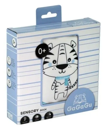 GaGaGu. Książeczka sensoryczna Tygrys - TM Toys