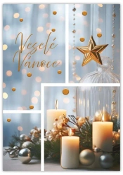 Karnet Wesołych Świąt - Vesele Vanoce Cestina - Trend