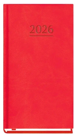 Terminarz 2026 kieszonkowy czerwony - Michalczyk i Prokop