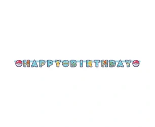 Girlanda papierowa Happy Birthday Pokemon 218x12cm - Godan