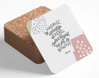 Podstawka korkowa - Bo mądrość cenniejsza - Szaron