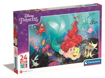 Puzzle 24 Maxi Super Kolor Disney Little Memaid - Clementoni