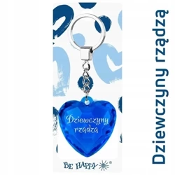 Brelok serce Dziewczyny rządzą - Be-Happy Gifts