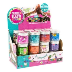 Słoiczek z gumkami 15g mix - Nice Group